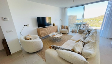 Resa Estates Ibiza for sale koop penthouse Cala Vadella Living 7.jpeg